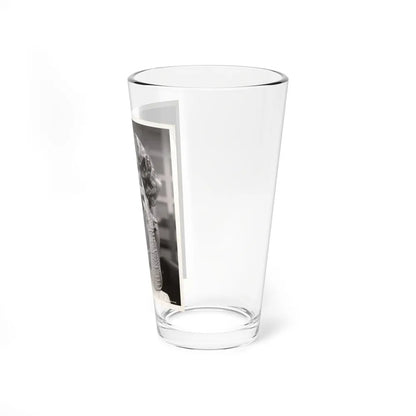 Adele Jergens #282 - 8x10 Vintage B&W Upper Body Glamour Photo from 8-8-50 (Vintage Female Icon) Pint Glass 16oz-Go Mug Yourself