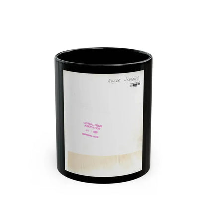 Adele Jergens #282 - 8x10 Vintage B&W Upper Body Glamour Photo from 8-8-50_1 (Vintage Female Icon) Black Coffee Mug 11oz - Go Mug Yourself