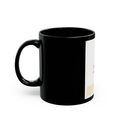 Adele Jergens #282 - 8x10 Vintage B&W Upper Body Glamour Photo from 8-8-50_1 (Vintage Female Icon) Black Coffee Mug - Go Mug Yourself