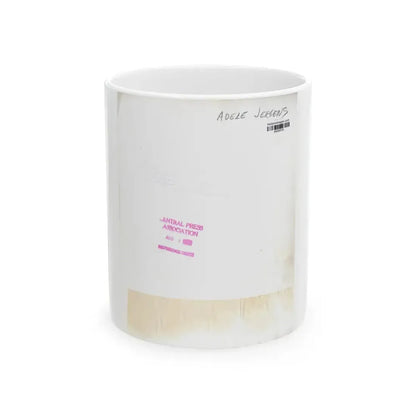 Adele Jergens #282 - 8x10 Vintage B&W Upper Body Glamour Photo from 8-8-50_1 (Vintage Female Icon) White Coffee Mug 11oz - Go Mug Yourself