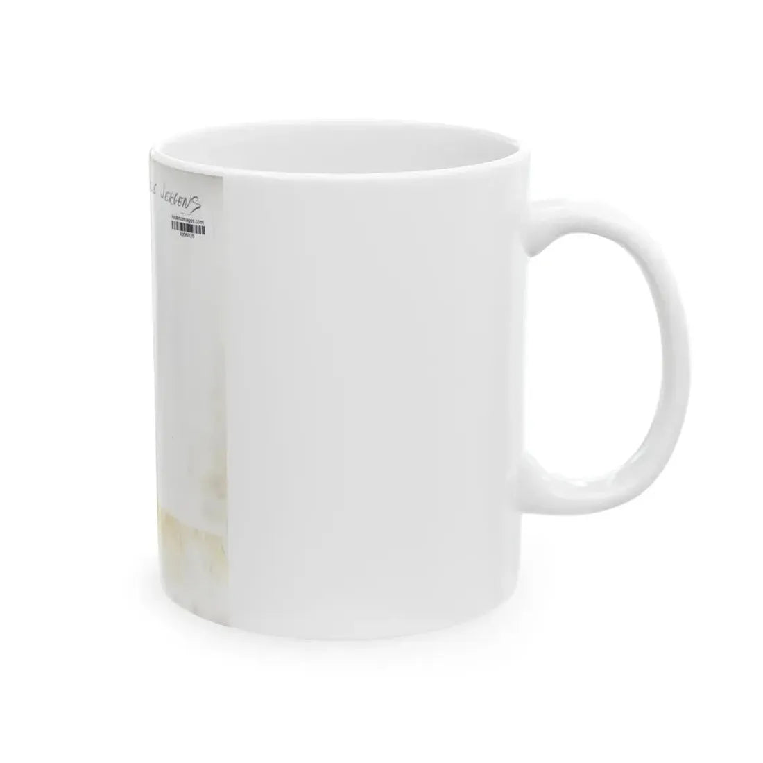 Adele Jergens #282 - 8x10 Vintage B&W Upper Body Glamour Photo from 8-8-50_1 (Vintage Female Icon) White Coffee Mug - Go Mug Yourself