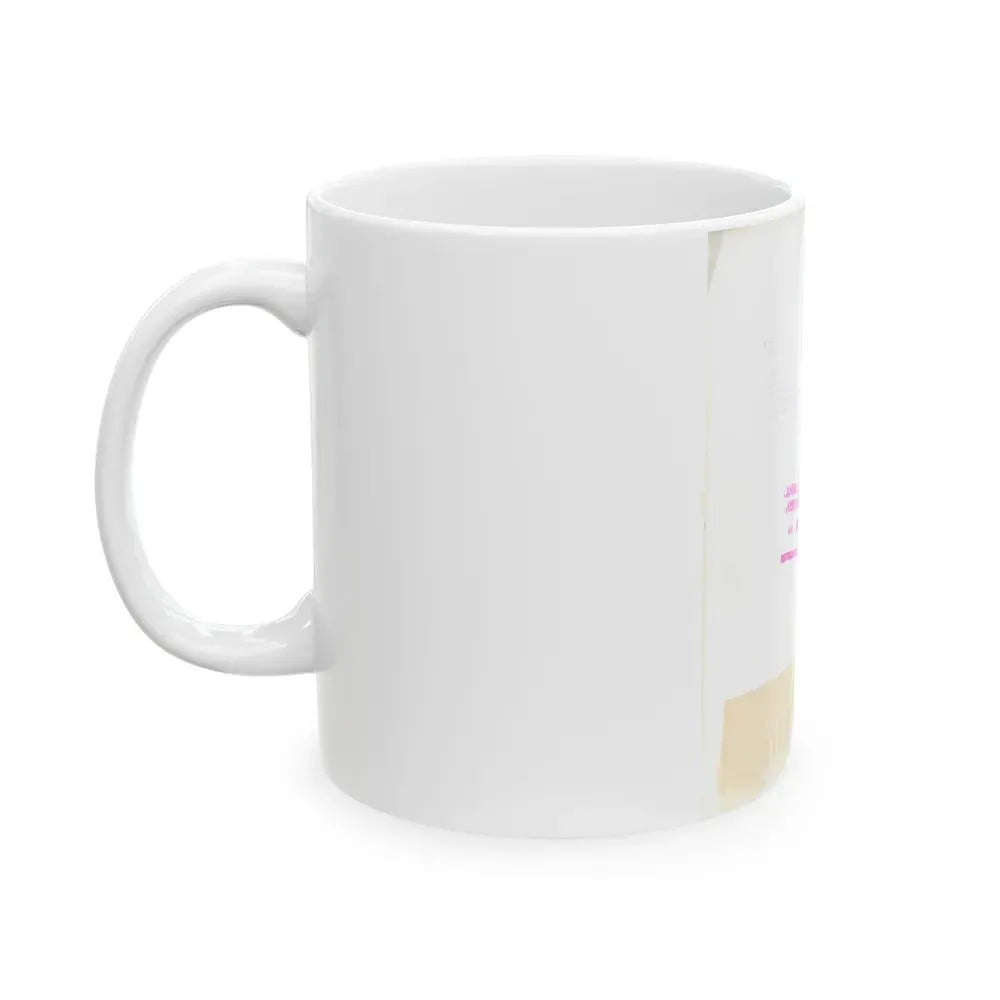 Adele Jergens #282 - 8x10 Vintage B&W Upper Body Glamour Photo from 8-8-50_1 (Vintage Female Icon) White Coffee Mug - Go Mug Yourself