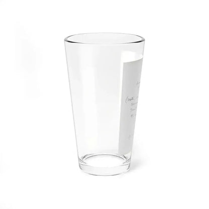 Adele Jergens #285 - 8x10 Vinatge B&W Waist to Head  Glamour Photo Showgirl to Chorus Girl from 7-10-38 1 (Vintage Female Icon) Pint Glass 16oz - Go Mug Yourself