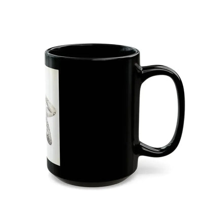 Adele Jergens #285 - 8x10 Vinatge B&W Waist to Head  Glamour Photo Showgirl to Chorus Girl from 7-10-38 (Vintage Female Icon) Black Coffee Mug - Go Mug Yourself