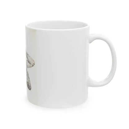 Adele Jergens #285 - 8x10 Vinatge B&W Waist to Head  Glamour Photo Showgirl to Chorus Girl from 7-10-38 (Vintage Female Icon) White Coffee Mug - Go Mug Yourself