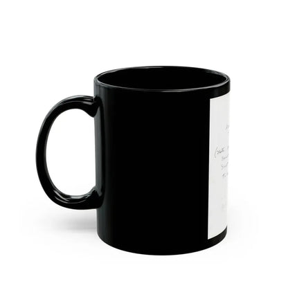 Adele Jergens #285 - 8x10 Vinatge B&W Waist to Head  Glamour Photo Showgirl to Chorus Girl from 7-10-38_1 (Vintage Female Icon) Black Coffee Mug - Go Mug Yourself