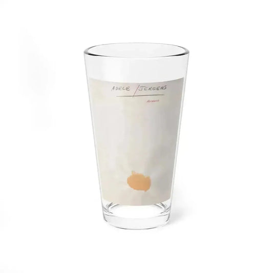Adele Jergens #286 - 8x10 Vinatge B&W Shoulder to Head  Glamour Portrait Photo from 1952 1 (Vintage Female Icon) Pint Glass 16oz 16oz - Go Mug Yourself