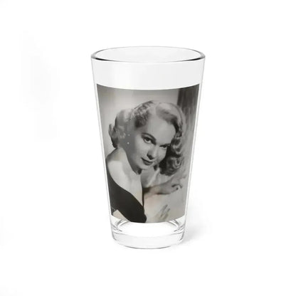 Adele Jergens #286 - 8x10 Vinatge B&W Shoulder to Head  Glamour Portrait Photo from 1952 (Vintage Female Icon) Pint Glass 16oz 16oz - Go Mug Yourself