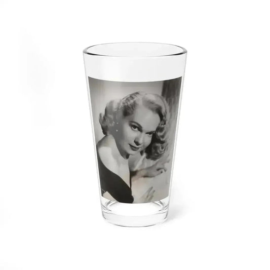 Adele Jergens #286 - 8x10 Vinatge B&W Shoulder to Head  Glamour Portrait Photo from 1952 (Vintage Female Icon) Pint Glass 16oz 16oz - Go Mug Yourself