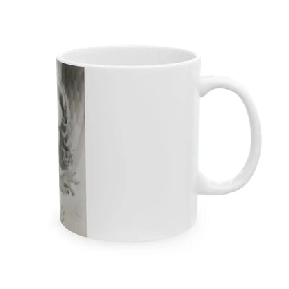Adele Jergens #286 - 8x10 Vinatge B&W Shoulder to Head  Glamour Portrait Photo from 1952 (Vintage Female Icon) White Coffee Mug - Go Mug Yourself