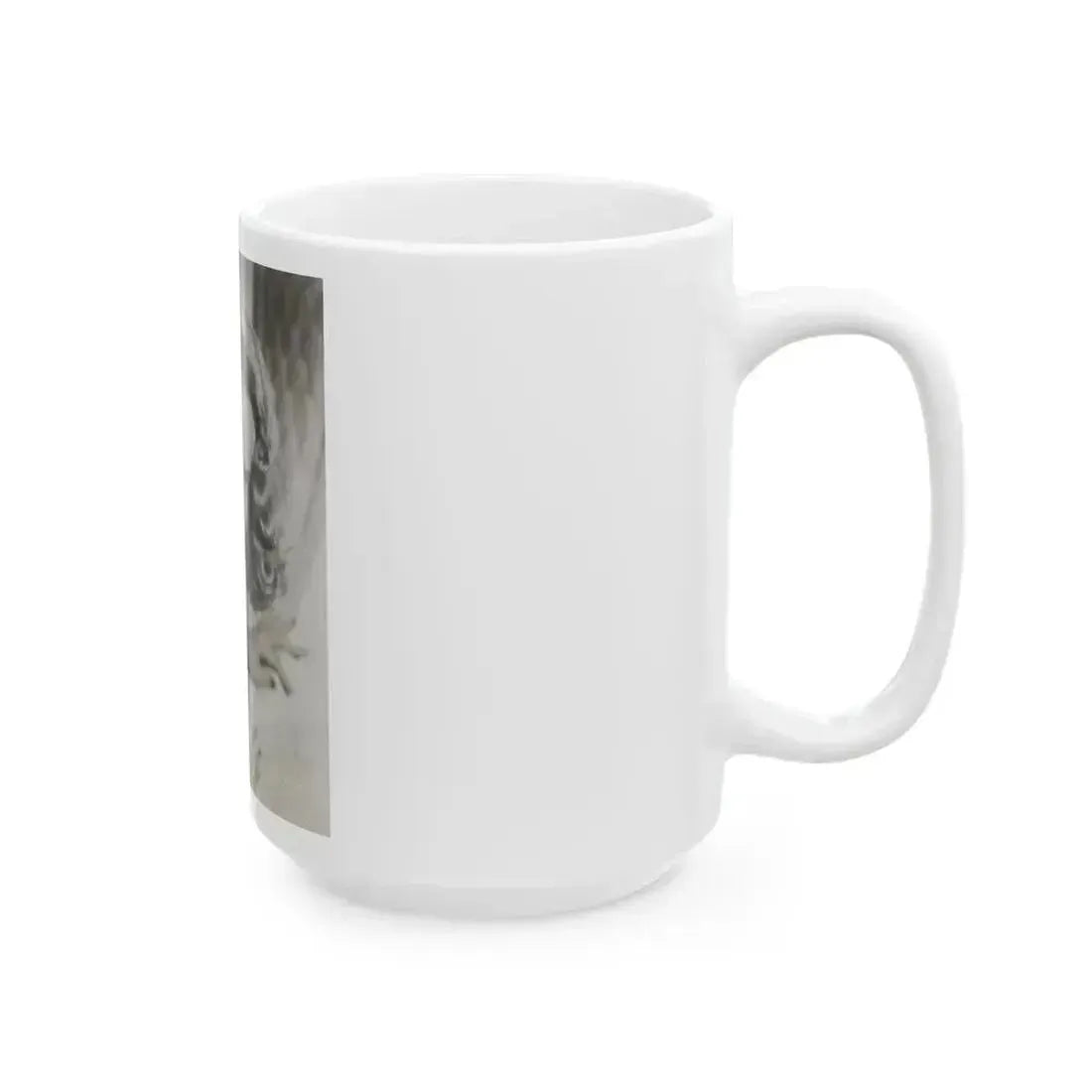 Adele Jergens #286 - 8x10 Vinatge B&W Shoulder to Head  Glamour Portrait Photo from 1952 (Vintage Female Icon) White Coffee Mug - Go Mug Yourself