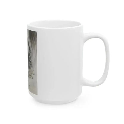 Adele Jergens #286 - 8x10 Vinatge B&W Shoulder to Head  Glamour Portrait Photo from 1952 (Vintage Female Icon) White Coffee Mug - Go Mug Yourself