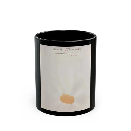 Adele Jergens #286 - 8x10 Vinatge B&W Shoulder to Head  Glamour Portrait Photo from 1952_1 (Vintage Female Icon) Black Coffee Mug 11oz - Go Mug Yourself