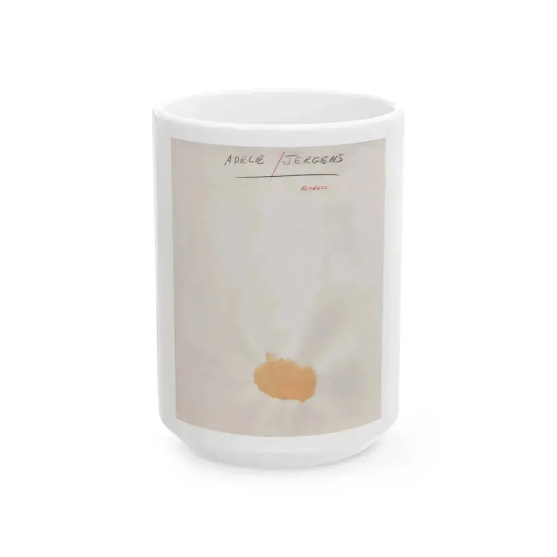 Adele Jergens #286 - 8x10 Vinatge B&W Shoulder to Head  Glamour Portrait Photo from 1952_1 (Vintage Female Icon) White Coffee Mug 15oz - Go Mug Yourself