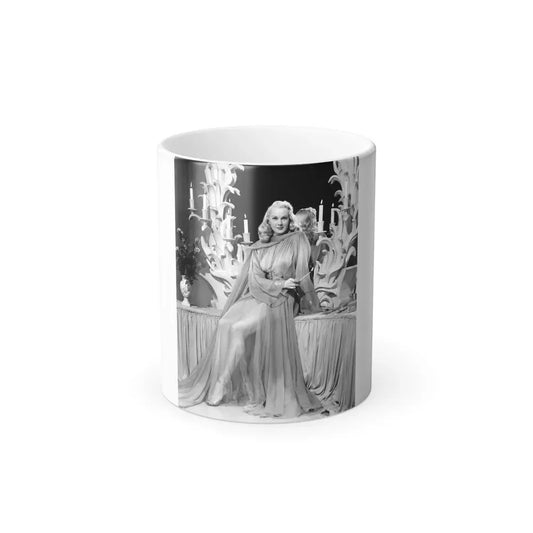 Adele Jergens #287 (Vintage Female Icon) Color Changing Coffee Mug 11oz - Go Mug Yourself