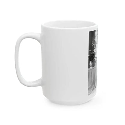 Adele Jergens #287 (Vintage Female Icon) White Coffee Mug - Go Mug Yourself