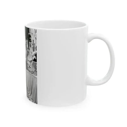 Adele Jergens #287 (Vintage Female Icon) White Coffee Mug - Go Mug Yourself