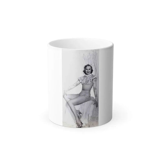Adele Jergens #33 - Very Early 30's Era Photo (Vintage Female Icon) Color Changing Coffee Mug 11oz - Go Mug Yourself