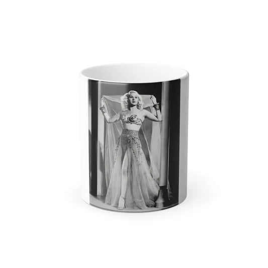 Adele Jergens #40 (Vintage Female Icon) Color Changing Coffee Mug 11oz - Go Mug Yourself