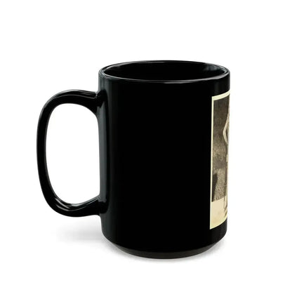 Adele Jergens #42 (Vintage Female Icon) Black Coffee Mug - Go Mug Yourself