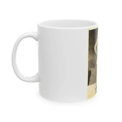 Adele Jergens #42 (Vintage Female Icon) White Coffee Mug - Go Mug Yourself