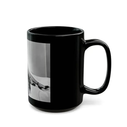 Adele Jergens #44 (Vintage Female Icon) Black Coffee Mug - Go Mug Yourself