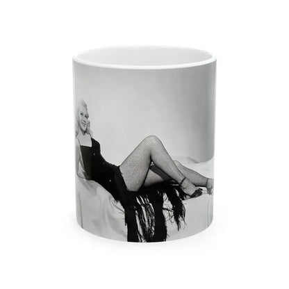 Adele Jergens #44 (Vintage Female Icon) White Coffee Mug 11oz - Go Mug Yourself