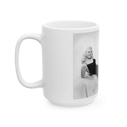 Adele Jergens #44 (Vintage Female Icon) White Coffee Mug-Go Mug Yourself