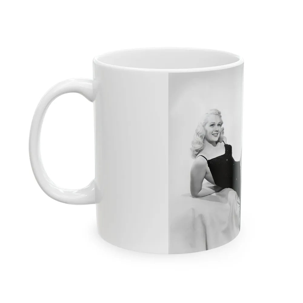 Adele Jergens #44 (Vintage Female Icon) White Coffee Mug-Go Mug Yourself