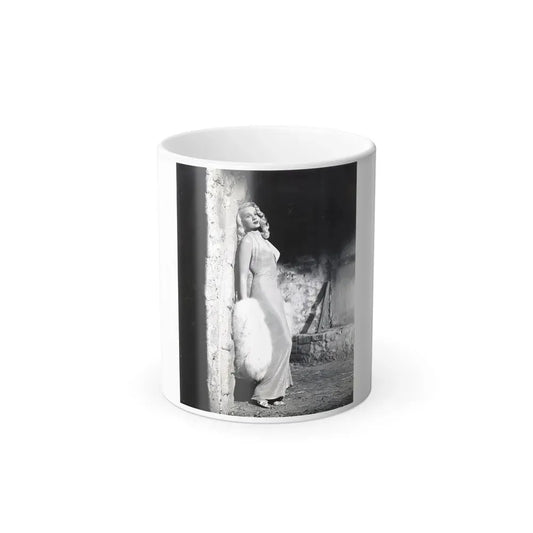 Adele Jergens #48 (Vintage Female Icon) Color Changing Coffee Mug 11oz - Go Mug Yourself