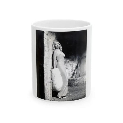 Adele Jergens #48 (Vintage Female Icon) White Coffee Mug 11oz - Go Mug Yourself