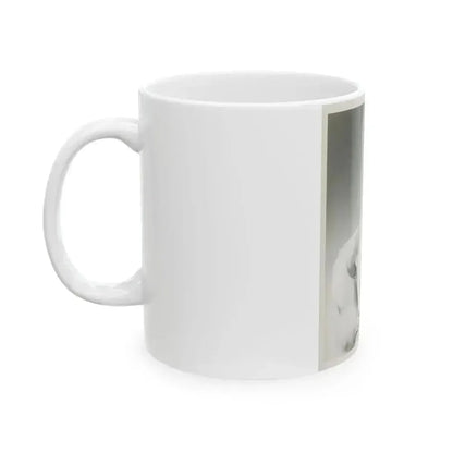 Adele Jergens #49 (Vintage Female Icon) White Coffee Mug - Go Mug Yourself