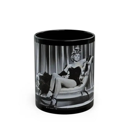 Adele Jergens #63 (Vintage Female Icon) Black Coffee Mug 11oz - Go Mug Yourself