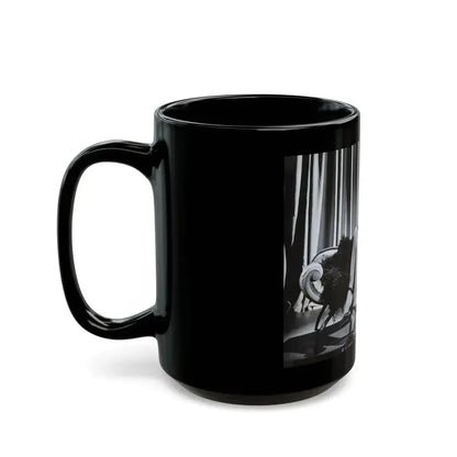 Adele Jergens #63 (Vintage Female Icon) Black Coffee Mug - Go Mug Yourself