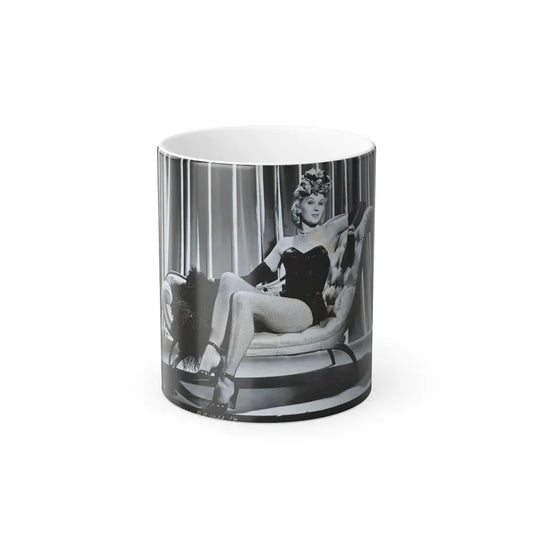 Adele Jergens #63 (Vintage Female Icon) Color Changing Coffee Mug 11oz - Go Mug Yourself