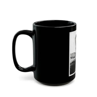 Adele Jergens #68 (Vintage Female Icon) Black Coffee Mug - Go Mug Yourself