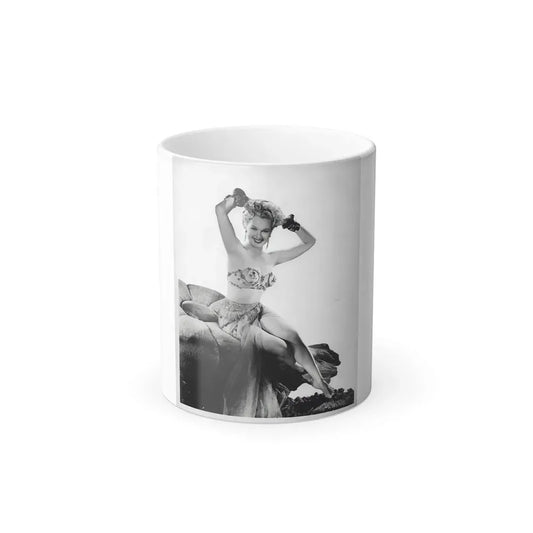 Adele Jergens #68 (Vintage Female Icon) Color Changing Coffee Mug 11oz - Go Mug Yourself