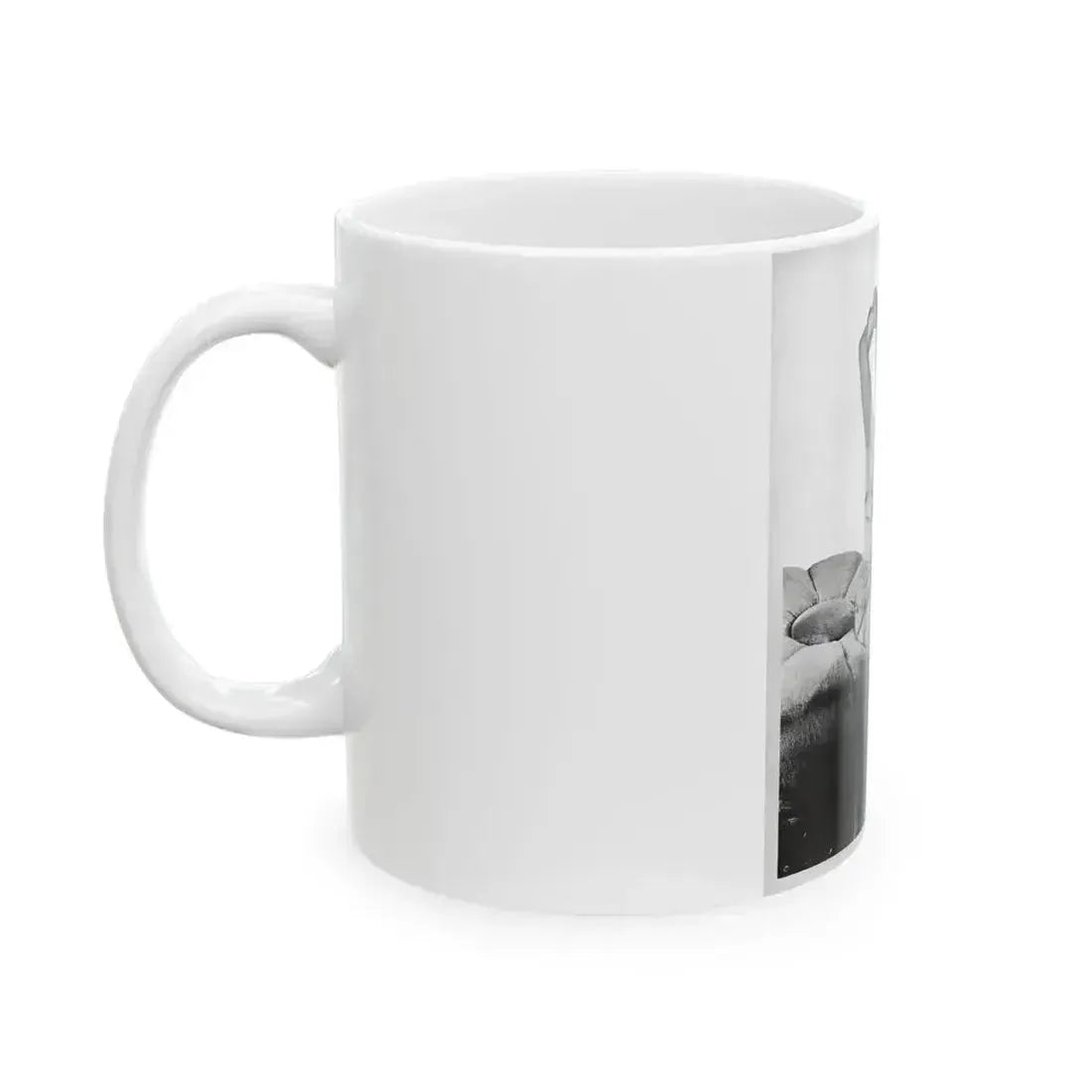 Adele Jergens #68 (Vintage Female Icon) White Coffee Mug - Go Mug Yourself