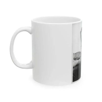 Adele Jergens #68 (Vintage Female Icon) White Coffee Mug - Go Mug Yourself