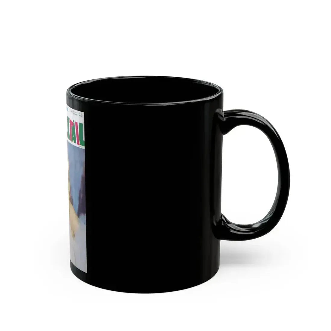 Adele Jergens #77 - Paris Mag. Cover (Vintage Female Icon) Black Coffee Mug - Go Mug Yourself