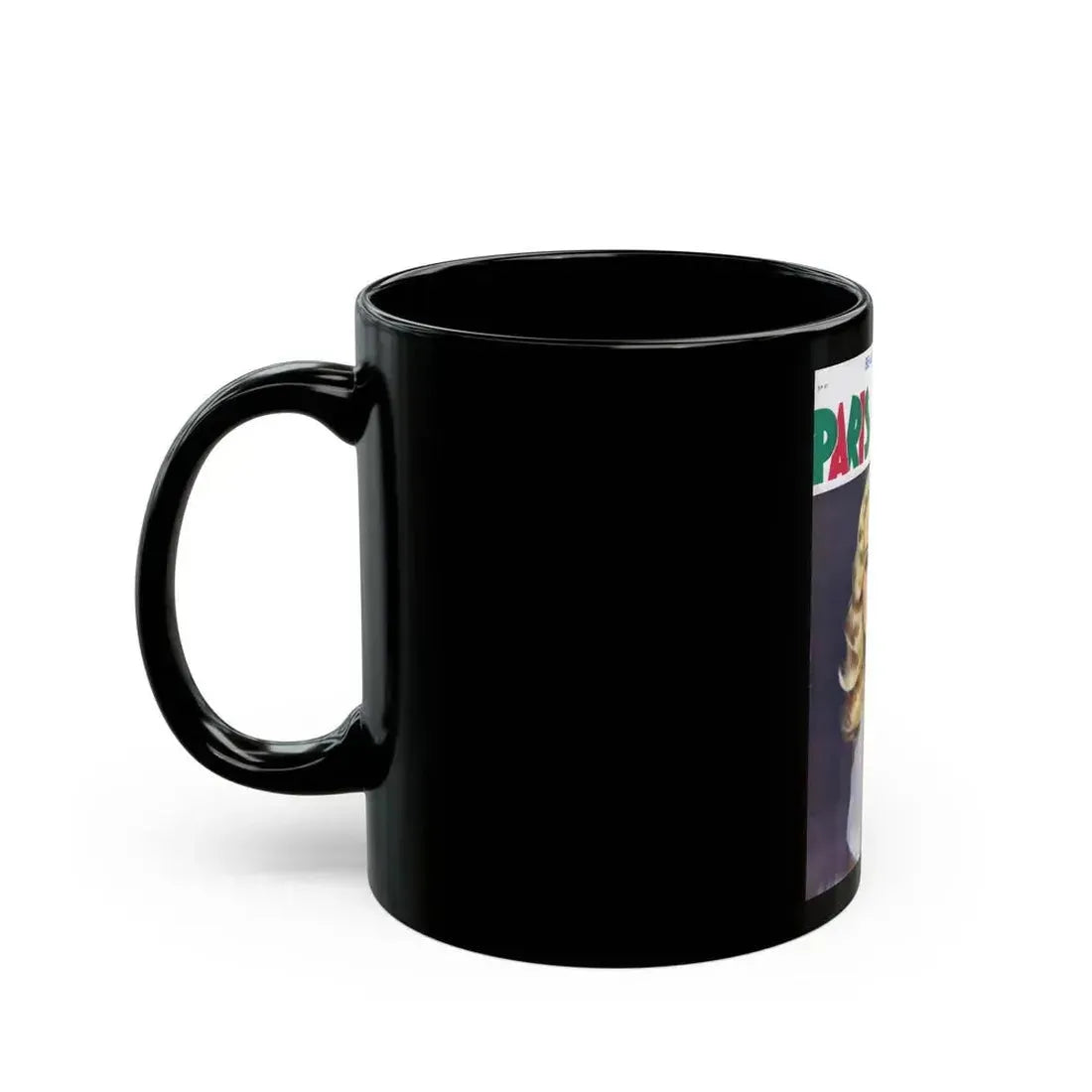 Adele Jergens #77 - Paris Mag. Cover (Vintage Female Icon) Black Coffee Mug - Go Mug Yourself