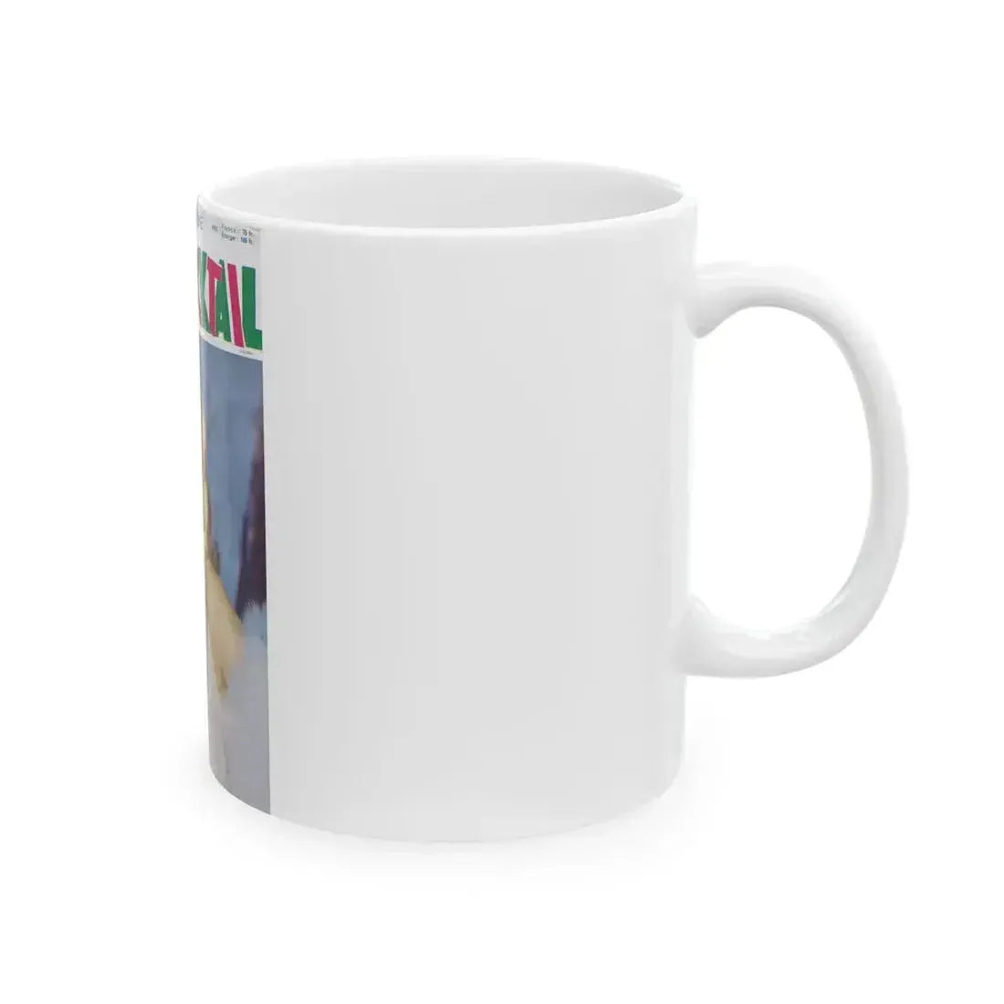 Adele Jergens #77 - Paris Mag. Cover (Vintage Female Icon) White Coffee Mug - Go Mug Yourself