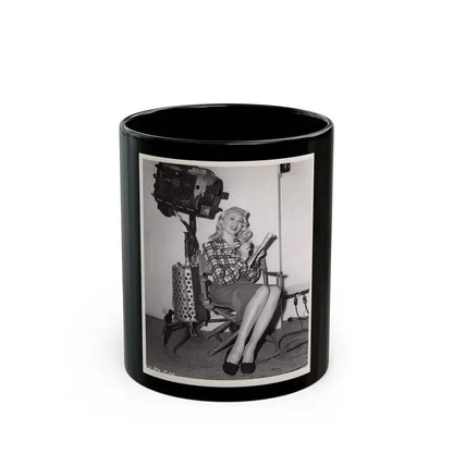 Adele Jergens #82 (Vintage Female Icon) Black Coffee Mug 11oz - Go Mug Yourself