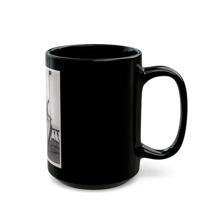 Adele Jergens #82 (Vintage Female Icon) Black Coffee Mug - Go Mug Yourself