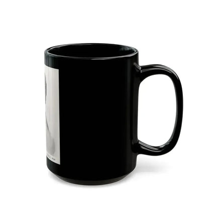 Adele Jergens #84 (Vintage Female Icon) Black Coffee Mug - Go Mug Yourself