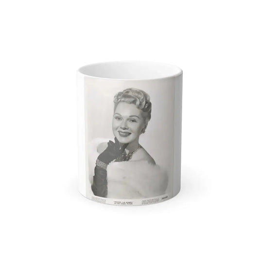 Adele Jergens #84 (Vintage Female Icon) Color Changing Coffee Mug 11oz - Go Mug Yourself