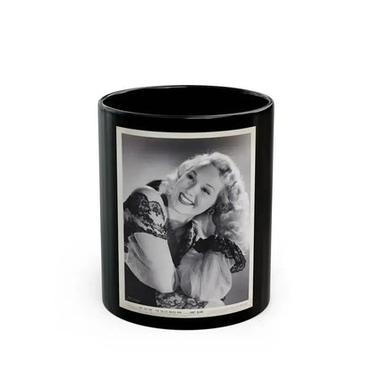 Adele Jergens #92 (Vintage Female Icon) Black Coffee Mug 11oz - Go Mug Yourself