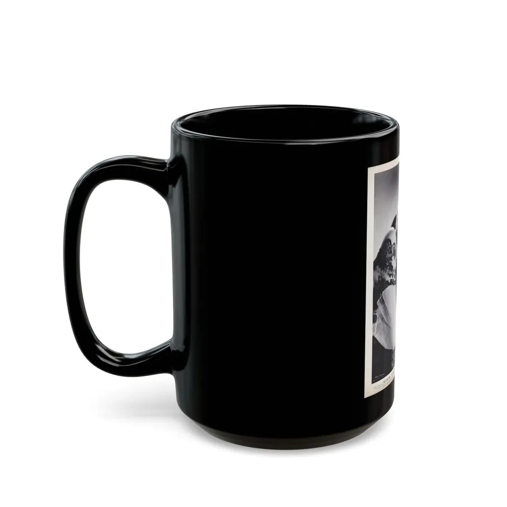 Adele Jergens #92 (Vintage Female Icon) Black Coffee Mug-Go Mug Yourself