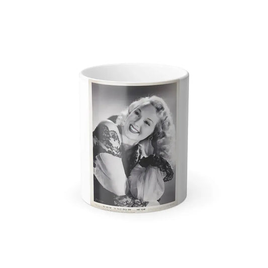 Adele Jergens #92 (Vintage Female Icon) Color Changing Coffee Mug 11oz - Go Mug Yourself