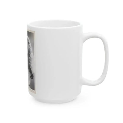 Adele Jergens #92 (Vintage Female Icon) White Coffee Mug - Go Mug Yourself